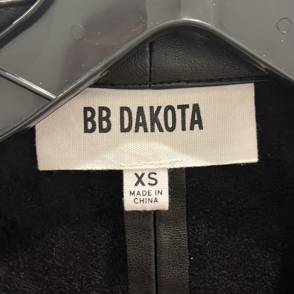 BB Dakota size XS faux leather lightweight open jacket - Picture 3 of 4
